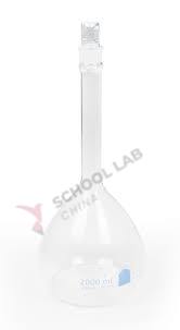 Glassco Stoppered Volumetric Flask (Class B) - 2000ml